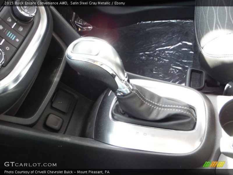 Satin Steel Gray Metallic / Ebony 2015 Buick Encore Convenience AWD