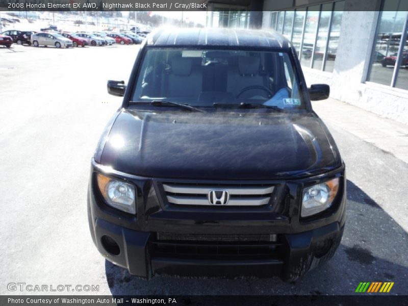 Nighthawk Black Pearl / Gray/Black 2008 Honda Element EX AWD