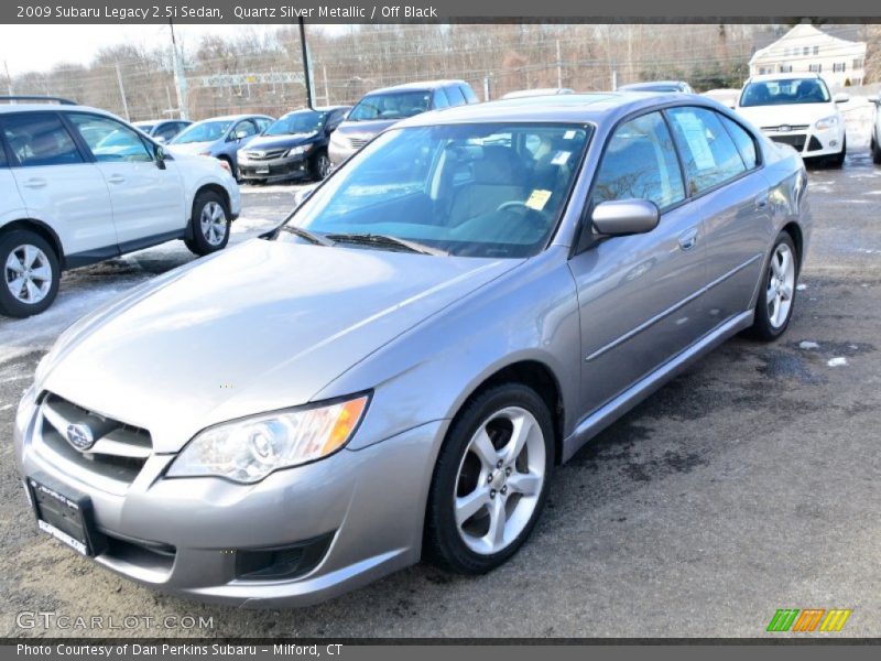 Quartz Silver Metallic / Off Black 2009 Subaru Legacy 2.5i Sedan