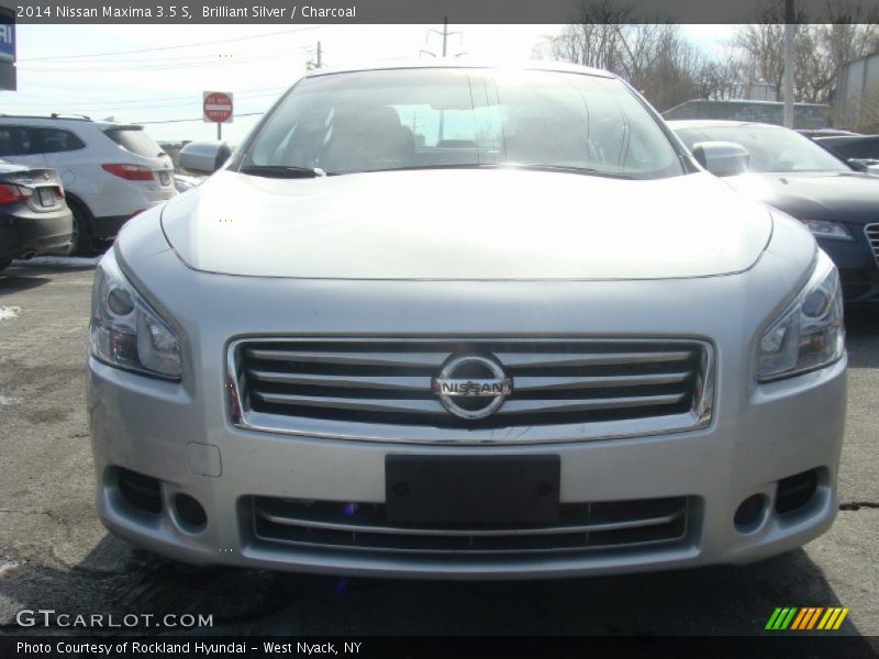 Brilliant Silver / Charcoal 2014 Nissan Maxima 3.5 S