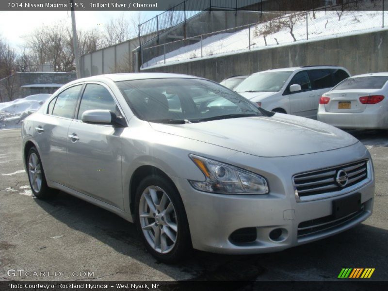 Brilliant Silver / Charcoal 2014 Nissan Maxima 3.5 S
