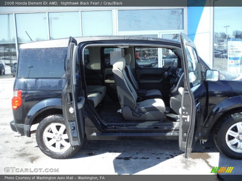 Nighthawk Black Pearl / Gray/Black 2008 Honda Element EX AWD