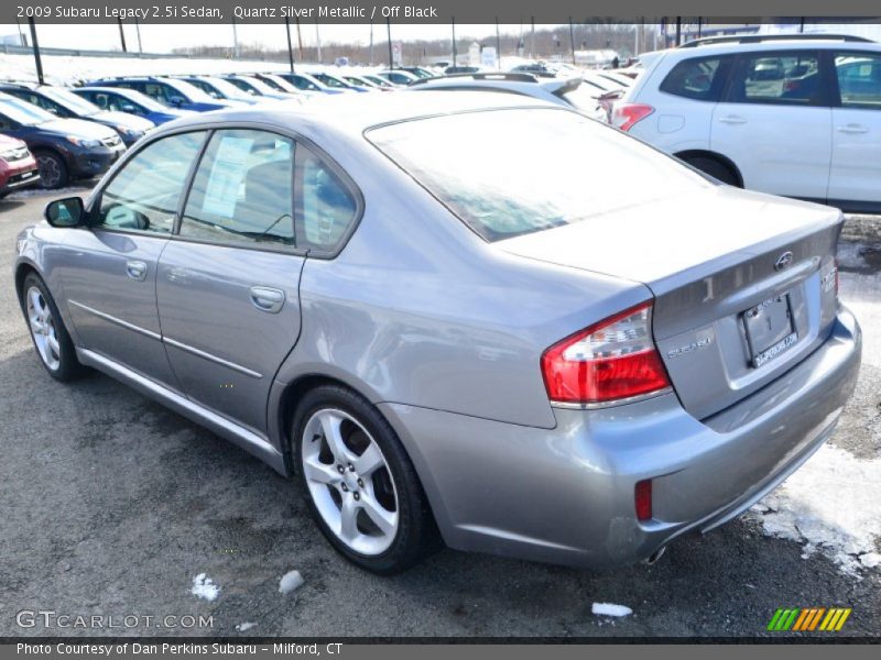 Quartz Silver Metallic / Off Black 2009 Subaru Legacy 2.5i Sedan