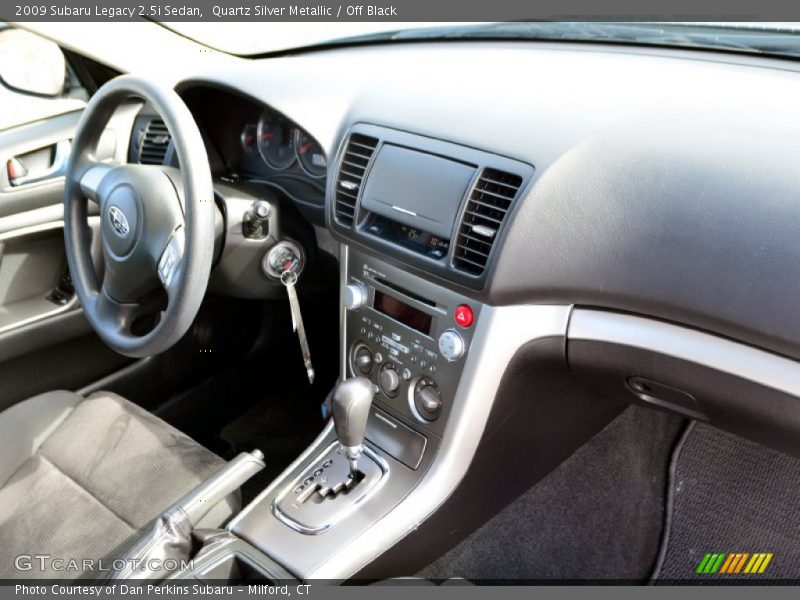 Quartz Silver Metallic / Off Black 2009 Subaru Legacy 2.5i Sedan