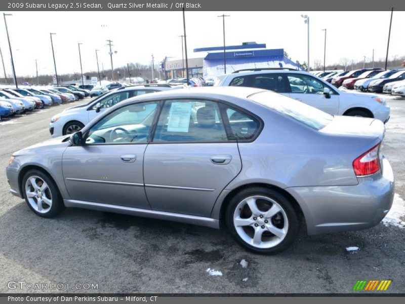 Quartz Silver Metallic / Off Black 2009 Subaru Legacy 2.5i Sedan