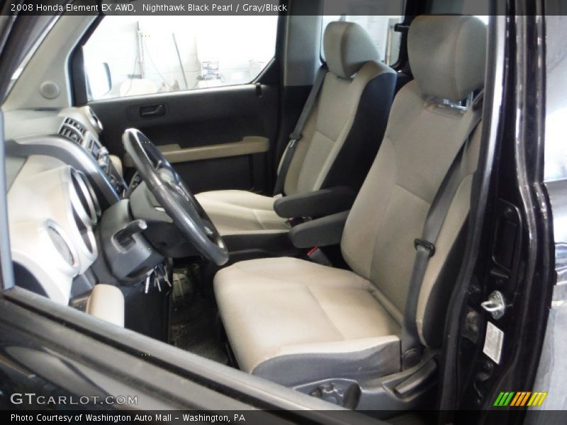Nighthawk Black Pearl / Gray/Black 2008 Honda Element EX AWD