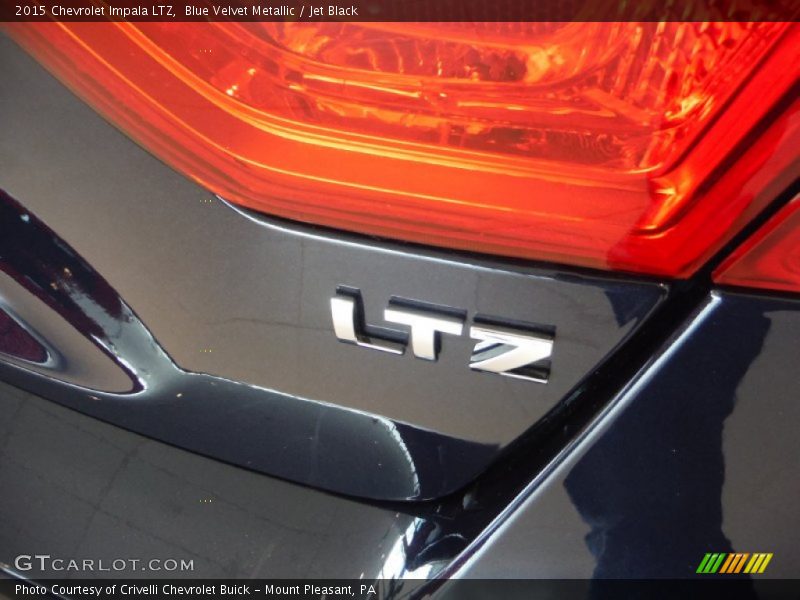Blue Velvet Metallic / Jet Black 2015 Chevrolet Impala LTZ