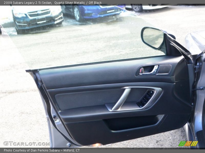 Quartz Silver Metallic / Off Black 2009 Subaru Legacy 2.5i Sedan