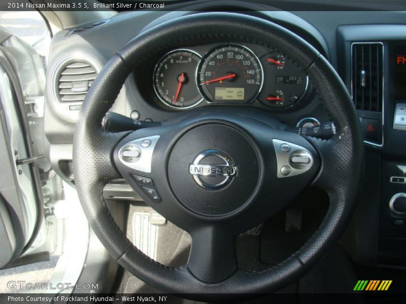 Brilliant Silver / Charcoal 2014 Nissan Maxima 3.5 S
