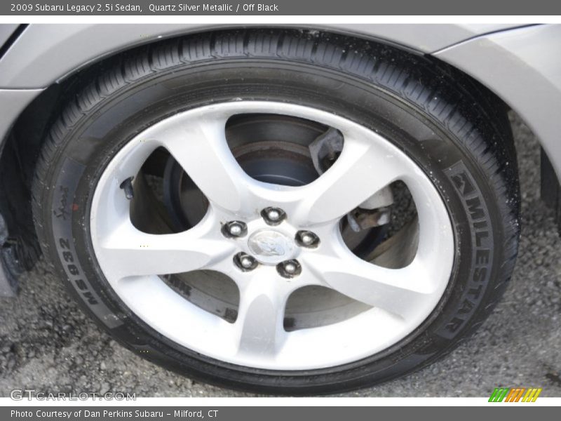 Quartz Silver Metallic / Off Black 2009 Subaru Legacy 2.5i Sedan