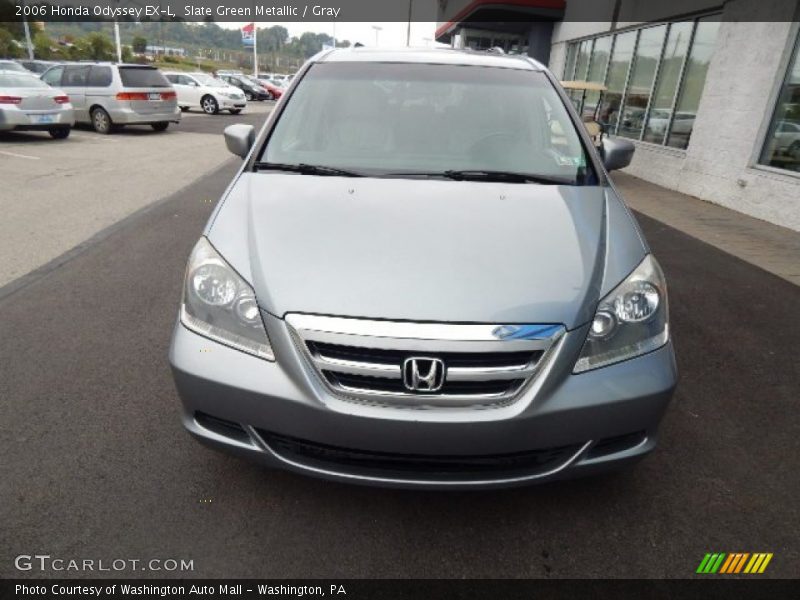 Slate Green Metallic / Gray 2006 Honda Odyssey EX-L