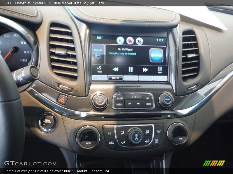 Blue Velvet Metallic / Jet Black 2015 Chevrolet Impala LTZ