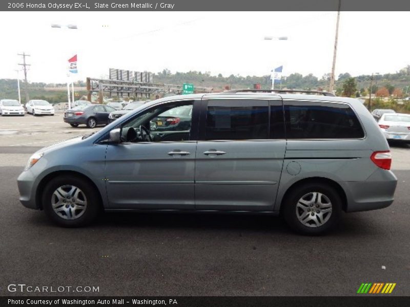 Slate Green Metallic / Gray 2006 Honda Odyssey EX-L