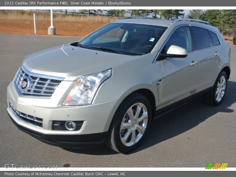 Silver Coast Metallic / Ebony/Ebony 2013 Cadillac SRX Performance FWD