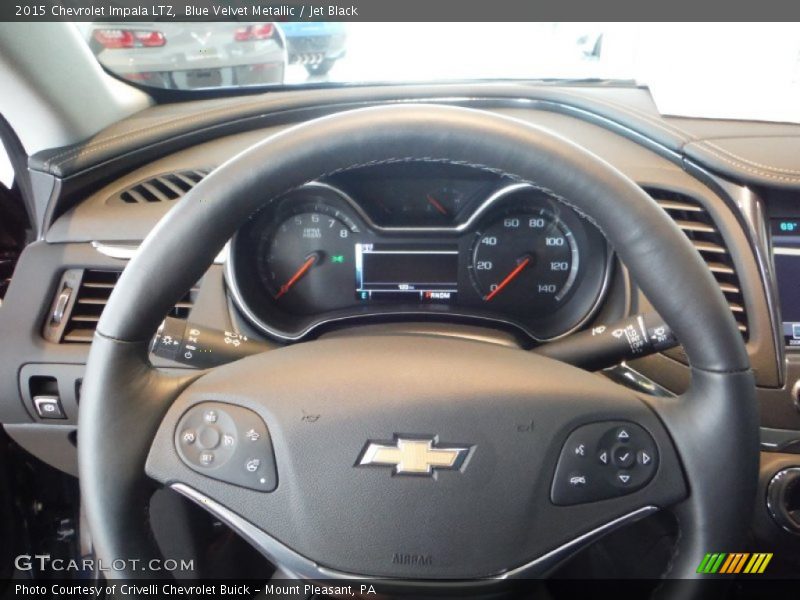 Blue Velvet Metallic / Jet Black 2015 Chevrolet Impala LTZ
