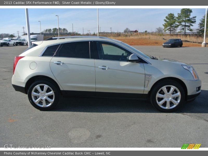 Silver Coast Metallic / Ebony/Ebony 2013 Cadillac SRX Performance FWD