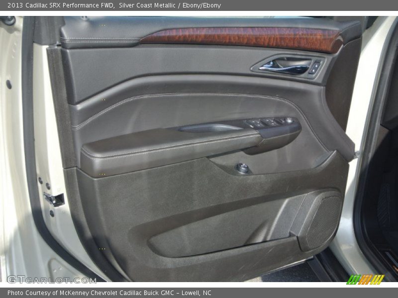 Silver Coast Metallic / Ebony/Ebony 2013 Cadillac SRX Performance FWD