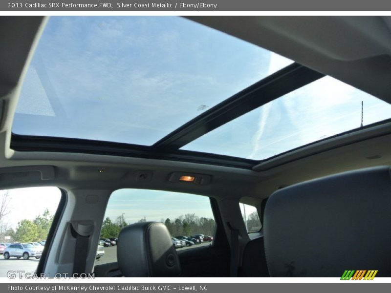 Silver Coast Metallic / Ebony/Ebony 2013 Cadillac SRX Performance FWD