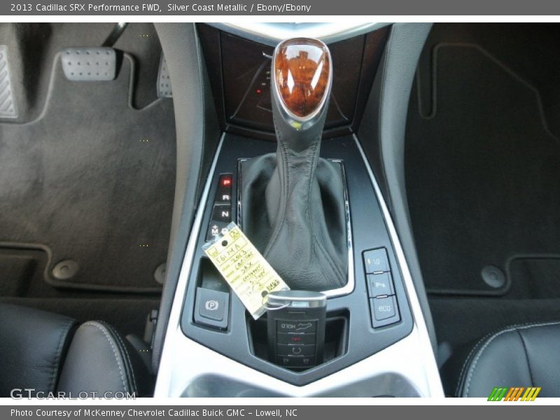 Silver Coast Metallic / Ebony/Ebony 2013 Cadillac SRX Performance FWD