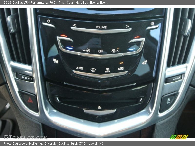 Silver Coast Metallic / Ebony/Ebony 2013 Cadillac SRX Performance FWD
