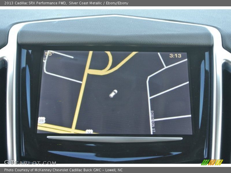Silver Coast Metallic / Ebony/Ebony 2013 Cadillac SRX Performance FWD