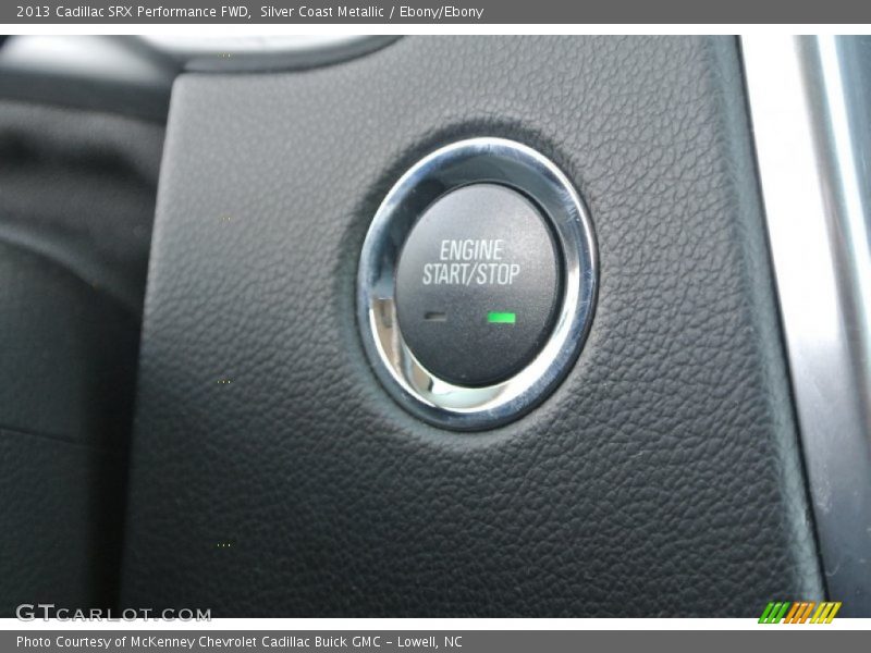 Silver Coast Metallic / Ebony/Ebony 2013 Cadillac SRX Performance FWD