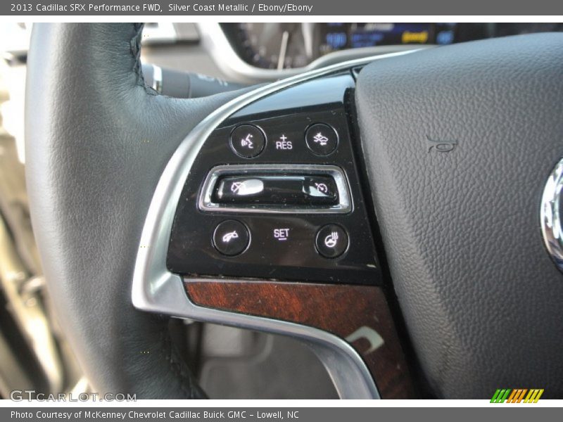 Silver Coast Metallic / Ebony/Ebony 2013 Cadillac SRX Performance FWD