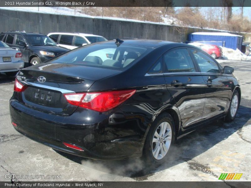 Midnight Black / Gray 2013 Hyundai Sonata GLS
