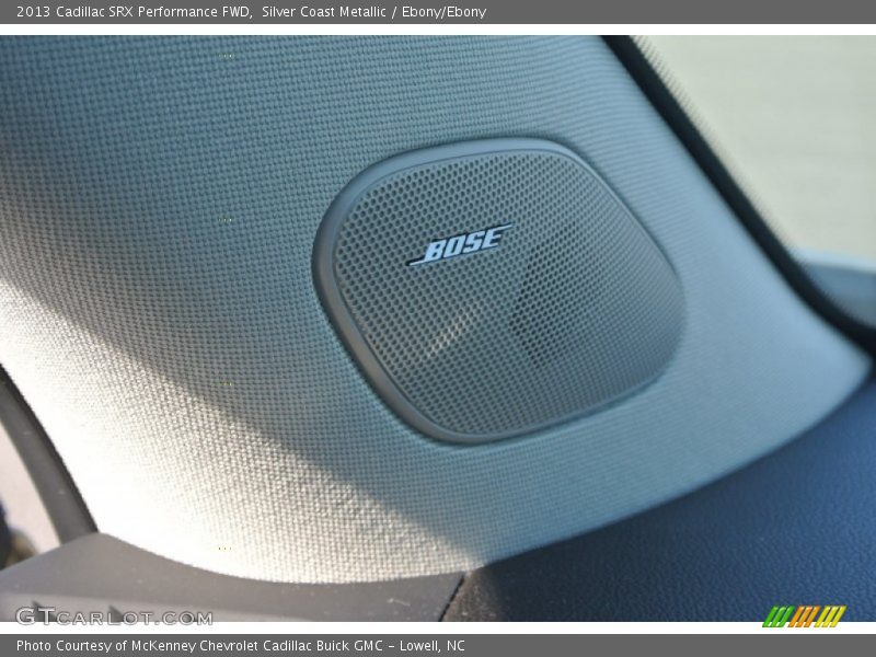 Silver Coast Metallic / Ebony/Ebony 2013 Cadillac SRX Performance FWD