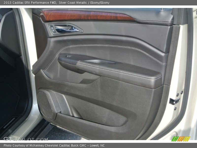 Silver Coast Metallic / Ebony/Ebony 2013 Cadillac SRX Performance FWD