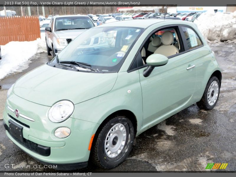 Front 3/4 View of 2013 500 Pop