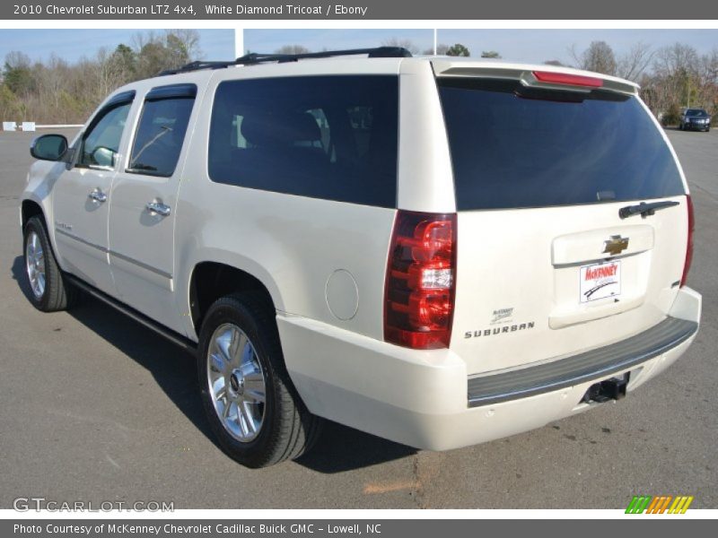 White Diamond Tricoat / Ebony 2010 Chevrolet Suburban LTZ 4x4