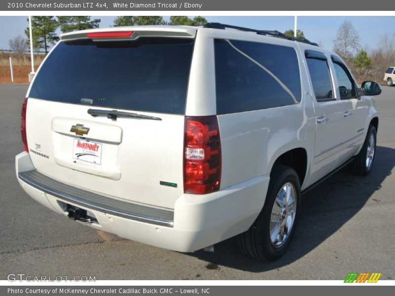 White Diamond Tricoat / Ebony 2010 Chevrolet Suburban LTZ 4x4