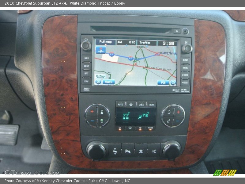 White Diamond Tricoat / Ebony 2010 Chevrolet Suburban LTZ 4x4