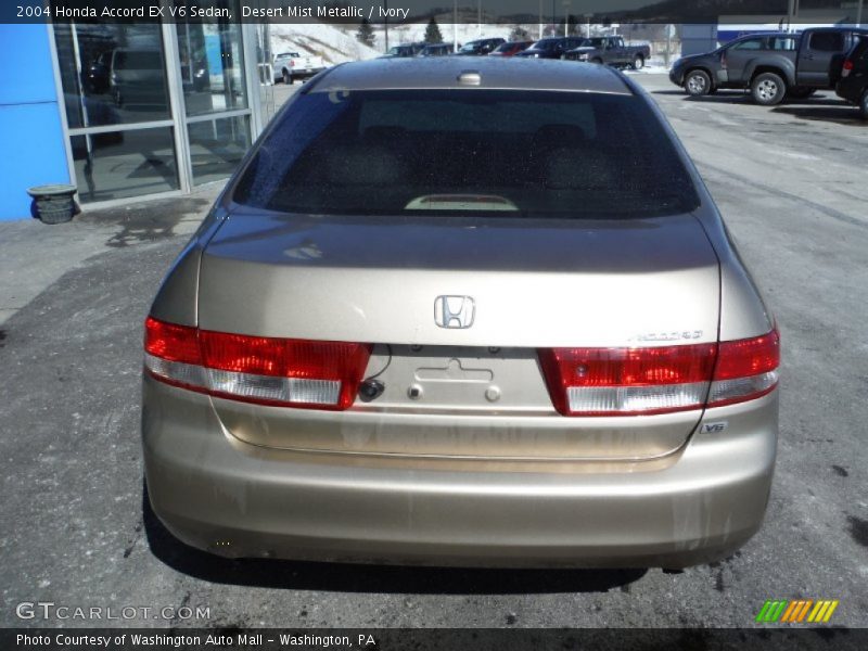 Desert Mist Metallic / Ivory 2004 Honda Accord EX V6 Sedan