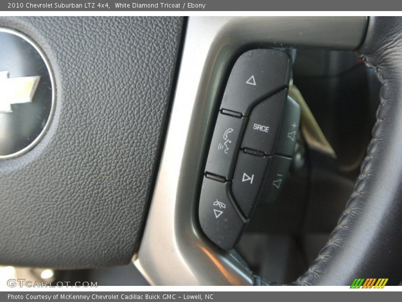 White Diamond Tricoat / Ebony 2010 Chevrolet Suburban LTZ 4x4