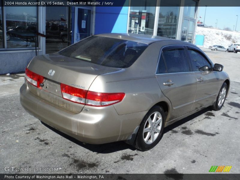 Desert Mist Metallic / Ivory 2004 Honda Accord EX V6 Sedan