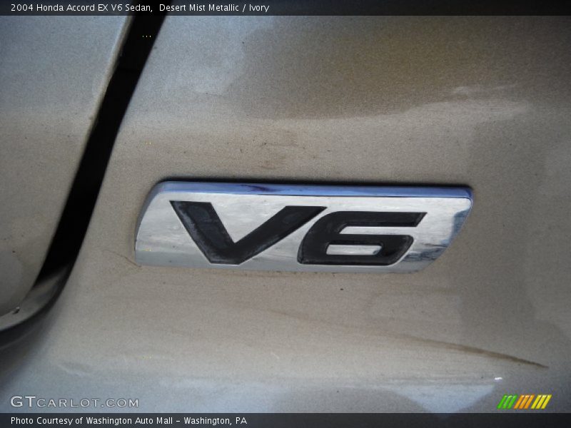 Desert Mist Metallic / Ivory 2004 Honda Accord EX V6 Sedan