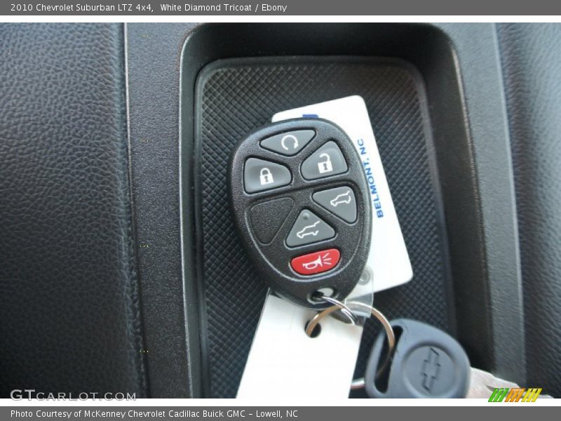 White Diamond Tricoat / Ebony 2010 Chevrolet Suburban LTZ 4x4
