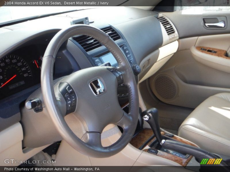 Desert Mist Metallic / Ivory 2004 Honda Accord EX V6 Sedan