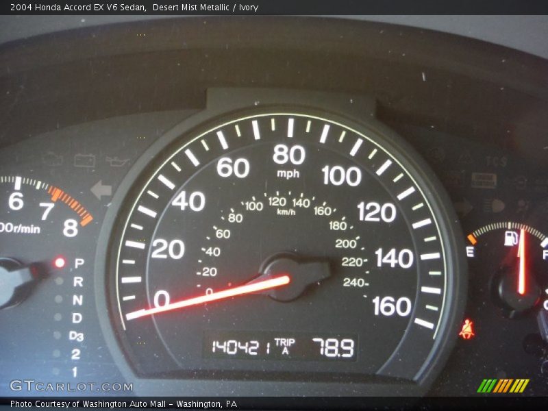 Desert Mist Metallic / Ivory 2004 Honda Accord EX V6 Sedan