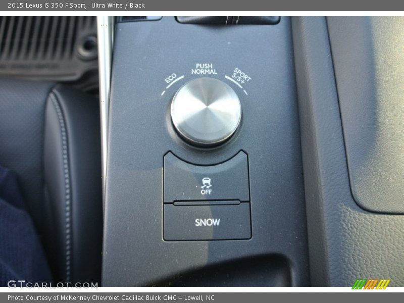 Controls of 2015 IS 350 F Sport