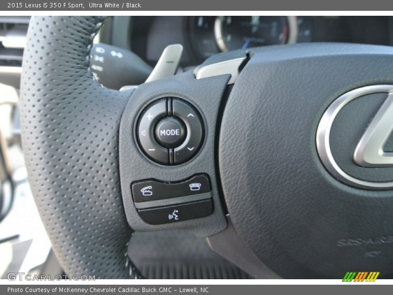 Controls of 2015 IS 350 F Sport