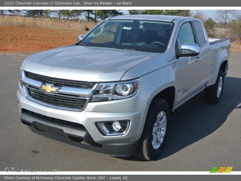 Silver Ice Metallic / Jet Black 2015 Chevrolet Colorado LT Extended Cab