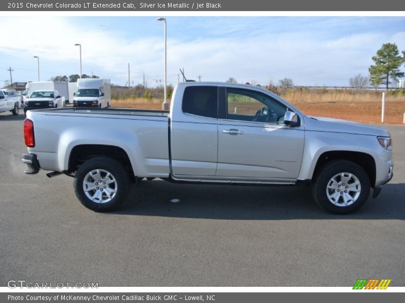 Silver Ice Metallic / Jet Black 2015 Chevrolet Colorado LT Extended Cab