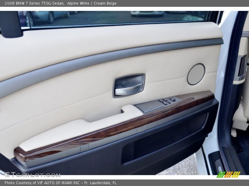 Door Panel of 2008 7 Series 750Li Sedan