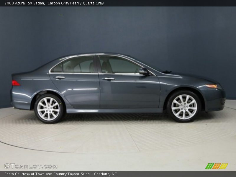 Carbon Gray Pearl / Quartz Gray 2008 Acura TSX Sedan