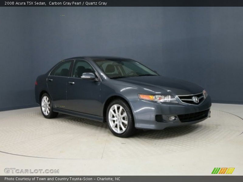 Carbon Gray Pearl / Quartz Gray 2008 Acura TSX Sedan