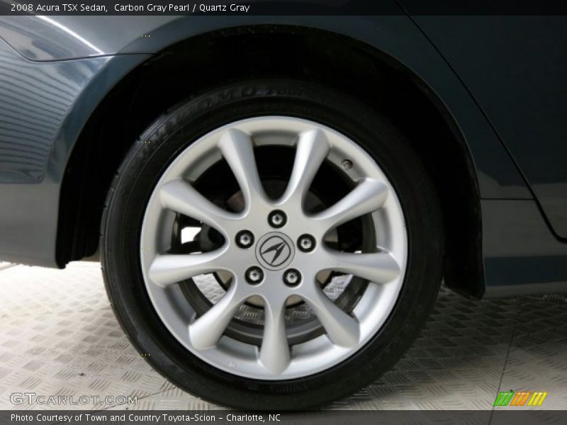 Carbon Gray Pearl / Quartz Gray 2008 Acura TSX Sedan