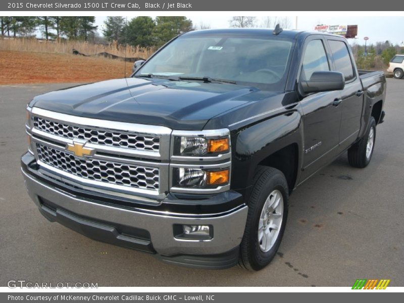 Black / Jet Black 2015 Chevrolet Silverado 1500 LT Crew Cab